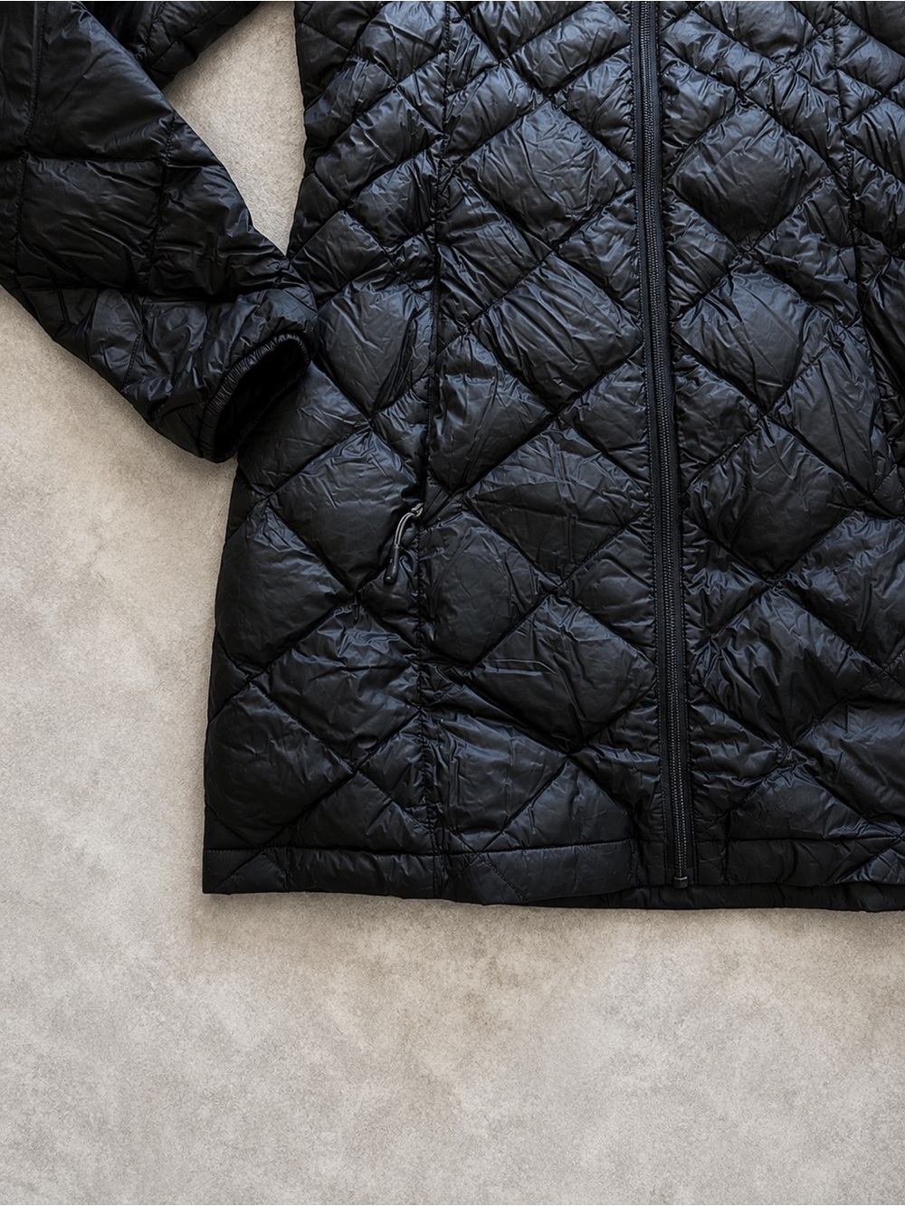 Nordstrom 32 Degrees Women’s Black Hooded Lightweight Down Puffer Jacket S - Picture 4 of 7